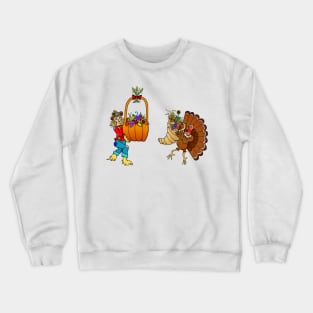 Fall Autumn Harvest Friends Crewneck Sweatshirt